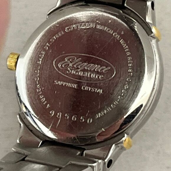 Citizen Women\'s Silver Gold Tone Elegance Signature‎ Stainless Steel Wristwatch main image 13